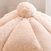 Coussin souple en peluche pour animaux de compagnie, solide, apaisant, auto-chauffant pour chats d'intérieur, mousse de sommeil, velours côtelé, caoutchouc, bentonite, fausse fourrure