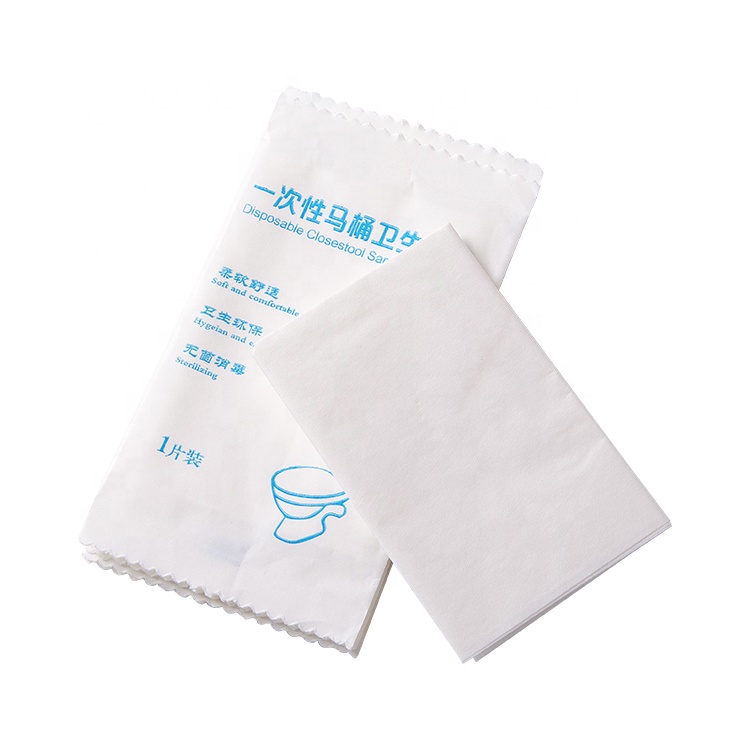 Disposable Portable Toilet Seat Cover Flushable Soft Toilet Seat Cover Pad