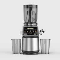 Huishoudelijke koude pers verticale schroefstang type grote invoeropening voor hele vruchten mechanische touchscreen optionele slowjuicer