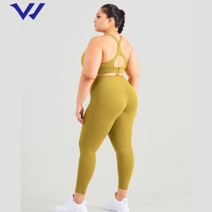 Ensembles de yoga sexy grande taille ajourés 2023 – Tenues de sport de haute qualité pour femme – Leggings de course - Product Image 2