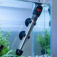 Tige chauffante pour aquarium et terrarium en acier inoxydable de haute qualité 100W, sécurisée, étanche, à économie d'énergie, à température constante automatique