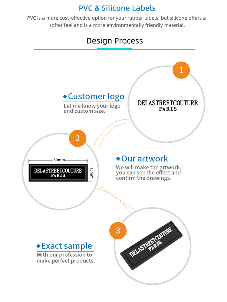 Modifique el remiendo del silicón para requisitos particulares 3D, etiqueta de la ropa, accesorios de la ropa, etiqueta de la etiqueta de la ropa, remiendo del Pvc, insignia de goma 15