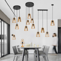Lustre SkyCam de style traditionnel moderne E27 E26, lampe de décoration, luminaire suspendu d'intérieur