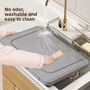 Boîte de rangement pliable en tissu coton-lin à <span class=keywords><strong>double</strong></span> porte avec poche latérale pour vêtements, jouets et organisation de la chambre à coucher - Product Image 5