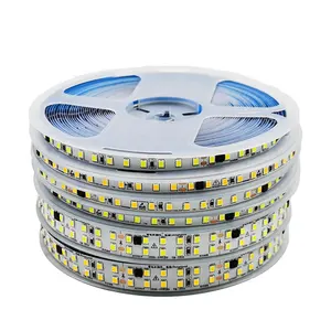 Alta Tensão Interior IP20 AC110V 120V 127V Alumínio Perfil Iluminação Espelho Iluminação Gabinete Display LED Strip Light