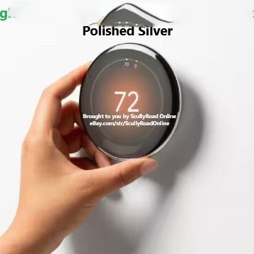 OEM / ODM Google Nest 4th Generation Learning Thermostat GA05551-US POLISHED SILVER Easy Installation