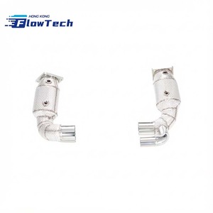 ท่อไอเสียสมรรถนะสูงสำหรับ Porsche 911 991.2 Carrera 3.0T T304 สแตนเลสสตีล พร้อมแผ่นกันความร้อน Eur 5 200 เซลล์ - Product Image 2