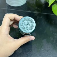 Flacon à pilules en plastique de qualité alimentaire, écologique, personnalisé, à marque privée, orange et or, vide, pour capsules et médicaments