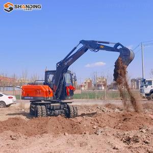จัดส่งฟรี เครื่องยนต์ Kubota Yanmar พร้อมรถขุดตีนตะขาบ 9 ตัน 13 ตัน รถขุดตีนตะขาบสำหรับใช้ในบ้าน รถขุดตีนตะขาบใหม่ - Product Image 4