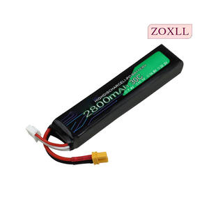 Оптовая цена, аккумулятор 11,1 В, 30C 2800 мАч, литий-ионная батарея большой емкости, высокая скорость разряда самолетов, аксессуары для игрушек - Product Image 1