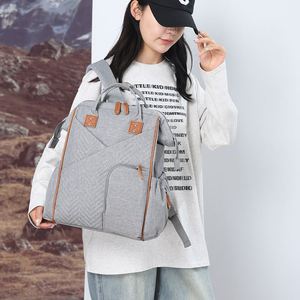 2 PCS Mommy <b>Backpack</b> Set Lightweight Waterproof Baby Diaper Bag for Outdoor - Product Image 1