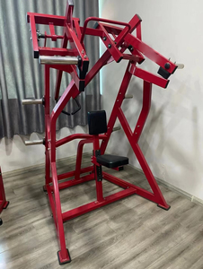 Máquina de remo sentado con carga de placas SK Commercial, ajustable, de acero, ideal para uso en gimnasios, diseñada para desarrollar fuerza muscular en la espalda. - Product Image 4