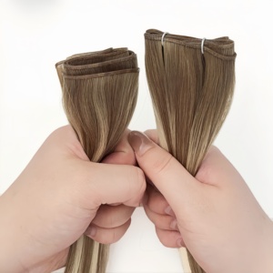 Extensiones de Cabello Ruikang para Genius Weft, Cabello Remy Europeo, Técnica de Doble Trama, Cabello Humano de Alta Calidad - Product Image 3