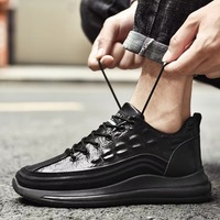 Chaussures décontractées en cuir d'alligator pour hommes, vente en gros directe d'usine, bonne qualité
