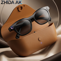 Nouvelles lunettes intelligentes CY03max avec réduction de bruit pour appels musicaux, enregistrement de conférences, traduction IA, caméra tactile et étui de chargement