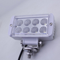 Lampes LED étanches pour bateaux 18W, projecteurs LED 6,3 pouces, barres lumineuses LED marines pour ponts et quais