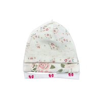 Gorro de Algodón para Recién Nacidos 2026, para Niños y Niñas, con Estampado Animal, Cierre de Botón, Transpirable, Estilo Casual para Primavera y Otoño