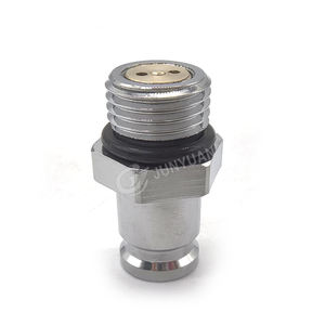 Латунный хромированный глушитель-клапан NPT 1/4\" 9/16\" для регулировки потока воздуха, пневматический соединитель - Product Image 2