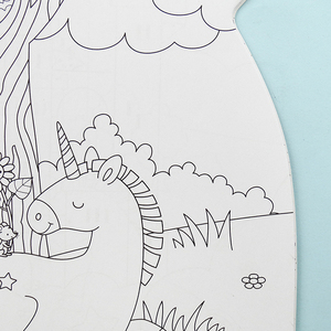 Rifornimento di scuola Carino Unicorno Disegno Del Fumetto Per Bambini A Forma di Libri <span class=keywords><strong>Da</strong></span> <span class=keywords><strong>Colorare</strong></span>/Blocchetto per Appunti - Product Image 3