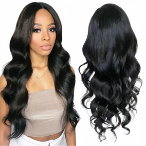 Perruques longues et bouclées ondulées noires africaines en dentelle HD pour femmes, styles brésiliens et vietnamiens, vente en gros d'usine pour femmes noires – Offre Spéciale - Product Image 2