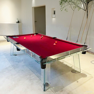 Mesa <span class=keywords><strong>de</strong></span> Billar <span class=keywords><strong>de</strong></span> 8 Pies Estándar Comercial, Mesa <span class=keywords><strong>de</strong></span> Billar <span class=keywords><strong>de</strong></span> <span class=keywords><strong>Cristal</strong></span> y Piedra Azul, Mesa <span class=keywords><strong>de</strong></span> Billar <span class=keywords><strong>de</strong></span> 9 Pies con <span class=keywords><strong>Pizarra</strong></span> y Lana - Product Image 2