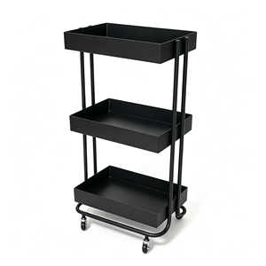 <span class=keywords><strong>Chariot</strong></span> de rangement roulant en métal doré pour salon de beauté, avec roues, pour salon de manucure, coiffure, spa, <span class=keywords><strong>chariot</strong></span> organisateur d'outils - Product Image 3