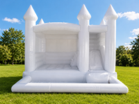 Structure gonflable de jeux pour enfants sur le thème du cirque JIALE JL-3003, avec toboggan, 4x4x3,3m, PVC, pour extérieur
