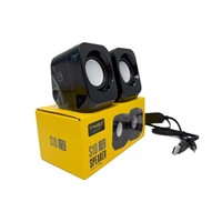 Altavoz Mini con Cable T-WOLF S10, Altavoz Pequeño para Computadora, Altavoz Portátil Económico, Altavoz USB con Audio de 3.5 mm para Computadora de Escritorio, Laptop, PC