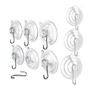 Hookei Metallhaken mit Saugnapf für Glasfenster - Auf Lager, Schneller Versand, Bestseller, Schilder, Feiertagsdekoration, Sonnenfänger - Product Image 1