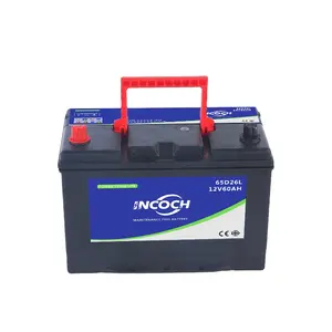 中国工厂INCOCH品牌12伏汽车卡车免维护汽车电池