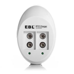 Cargador de Baterías Recargables EBL de 2 Ranuras, 600 mAh, Carga Rápida por USB, NiMH, Iones de Litio, 9 V, para Baterías Recargables de 9 V - Product Image 5