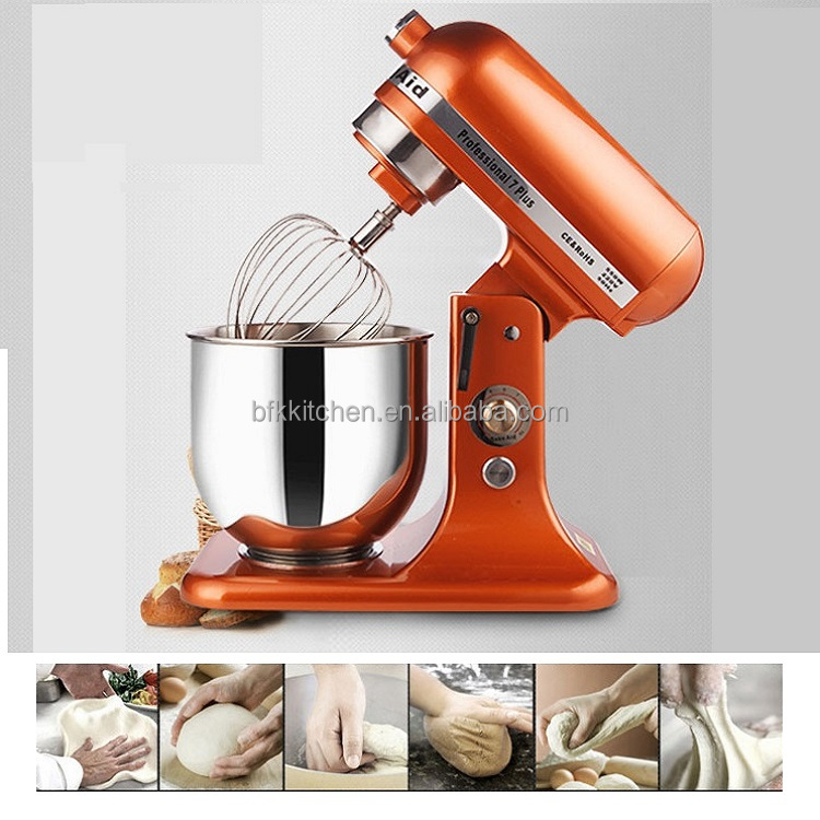 Самый популярный профессиональный электрический провод 550 Вт с 10 скоростями 7L миксер для теста кухонный комбайн Подставка под торт миксер для теста рисовая мука смеситель