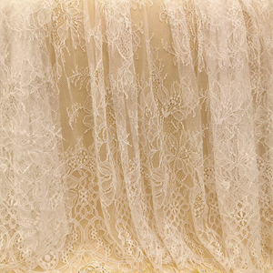 100% Nylon Chantilly 3D <strong>Soft</strong> White <strong>Lace</strong> <strong>Fabric</strong> 3 Meters Long Chinese Elements Elegant 150cm Wide Bags Decorative <strong>Lace</strong> - Product Image 3