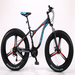 Daurada Vélo de montagne à suspension intégrale de 26 pouces Fat Bike en acier à haute teneur en carbone avec jante en alliage Fourche en aluminium Prix direct d'usine - Product Image 1