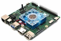Carte mère ODROID-M2 alimentée par un processeur Rockchip RK3588S2 Octa-core avec NPU intégré 6 TOPS (INT8) pour les tâches d'IA/ML, 3 fois plus rapide que le M1