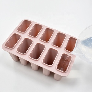 Thiết kế mới Silicone <span class=keywords><strong>Ice</strong></span> Cream Stick khuôn 8 sâu răng <span class=keywords><strong>Ice</strong></span> Cube khuôn BPA free Silicone <span class=keywords><strong>Ice</strong></span> Cream Popsicle khuôn mẫu - Product Image 5