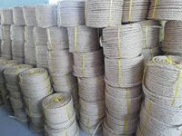 Cordage Manila torsadé à 3 brins haute résistance 18 mm 20 mm 22 mm en fibres de sisal naturelles pour usage maritime