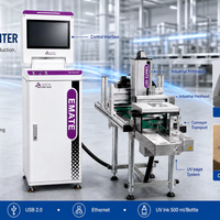 Imprimante jet d'encre UV PIJ 600 DPI, machine de codage industrielle haute résolution, codeur de données variables pour l'emballage alimentaire et pharmaceutique CE FCC