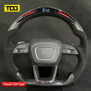 Volante Deportivo TDD de Fibra de Carbono con LED para Audi A3 A4 A5 S3 S4 RS3 RS4 B8 B9 8V 8W Personalizado - Product Image 3