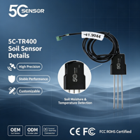 Testeur de sol 7-en-1 pH EC NPK humidimètre avec connecteur 3 broches, précision de 3 % pour l'agriculture, le jardin et la serre