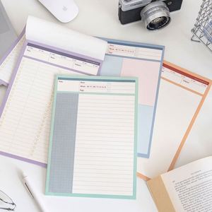 30 feuilles de planificateur hebdomadaire thermique assorties aux couleurs pastel, organiseur d'horaire scolaire avec sections Titre/Date pour l'école - Product Image 6