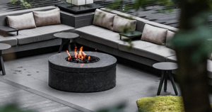 Mesa de Fogata Redonda Personalizable, <span class=keywords><strong>Estufa</strong></span> Multicombustible (Leña/Gas/<span class=keywords><strong>Bioetanol</strong></span>) para Villa, Casa de Huéspedes, Patio Interior y Exterior - Product Image 3