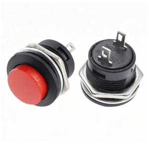 High Quality 2CM <b>Small</b> Circle Start Button <b>Game</b> Console Accessories Coin Counting Machine Opening 16mm 3A250VAC Connector - Product Image 2