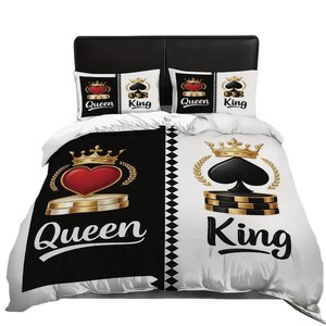 Juego de Funda Nórdica Personalizable de Tres Piezas con Estampado Digital, Fundas de Almohada Cepilladas, Textiles para el Hogar, Comercio Exterior - Product Image 5