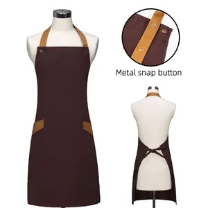 Hotel uniforme <span class=keywords><strong>per</strong></span> la pulizia delle pulizie abbigliamento da lavoro resistente al calore grembiule <span class=keywords><strong>per</strong></span> la <span class=keywords><strong>cameriera</strong></span> impermeabile da giardinaggio grembiule uniforme Chef - Product Image 3