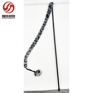 Bán buôn thực tế đuôi mèo trêu ghẹo Cây Đũa phép dài cực đồ chơi tương tác cho mèo và mèo con vật nuôi cung cấp để làm giảm sự nhàm chán - Product Image 3