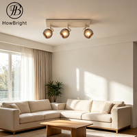 Luminaire suspendu en verre beige/taupe + verre gris fumé E14, luminaire de plafond intérieur, lampe murale de surface IP20