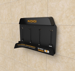 Station de recharge murale pour téléphone portable KiDiGi, chargeur rapide commercial, borne de recharge murale pour téléphone portable - Product Image 1