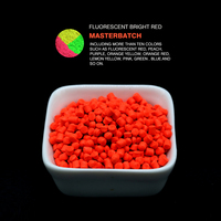 Mélange maître en plastique de couleur fluorescente de matières premières brillent dans le mélange maître foncé pour le PE EVA PS de pp