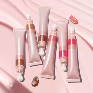 Custom Eigen Logo Vloeibare Blush Stick Make-Up Veganistische Vloeibare Blush Contour Waterdichte Langdurige Private Label Vloeibare Blush Stick